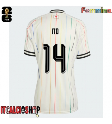 Giappone Junya Ito #14 Seconda Maglia Femmina Mondiali 2026 Manica Corta